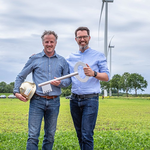 Directiewissel Burgerwindpark A2 Lage Rooijen: Joost Cornelli neemt stokje over van Tijmen Keesmaat